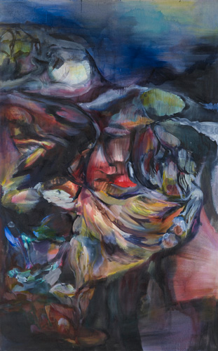 Death month 240x150cm oil on linen 2012